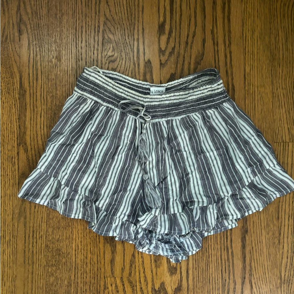Salty Lemon Flowy Shorts